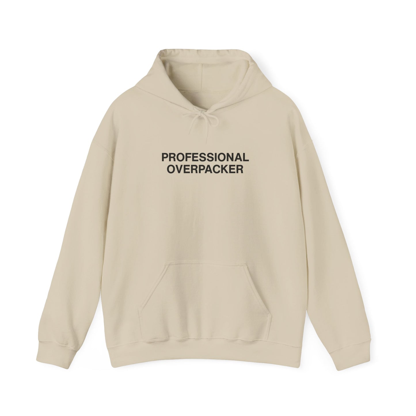 Unisex Professional Overpacker Hooded Sweatshirt