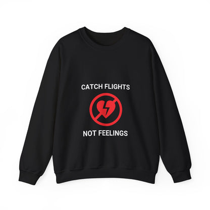 Unisex Catch Flights Heartbreaker Crewneck Sweatshirt