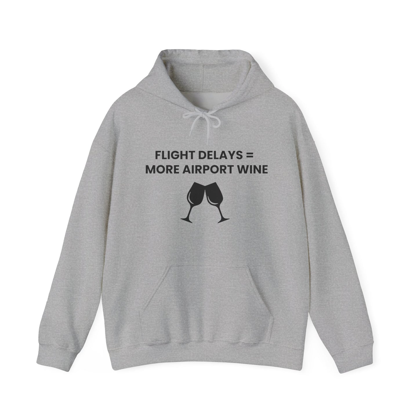 Unisex Flight Delays Hooded Sweatshirt
