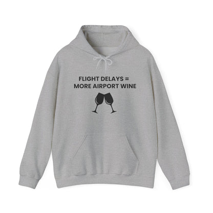 Unisex Flight Delays Hooded Sweatshirt