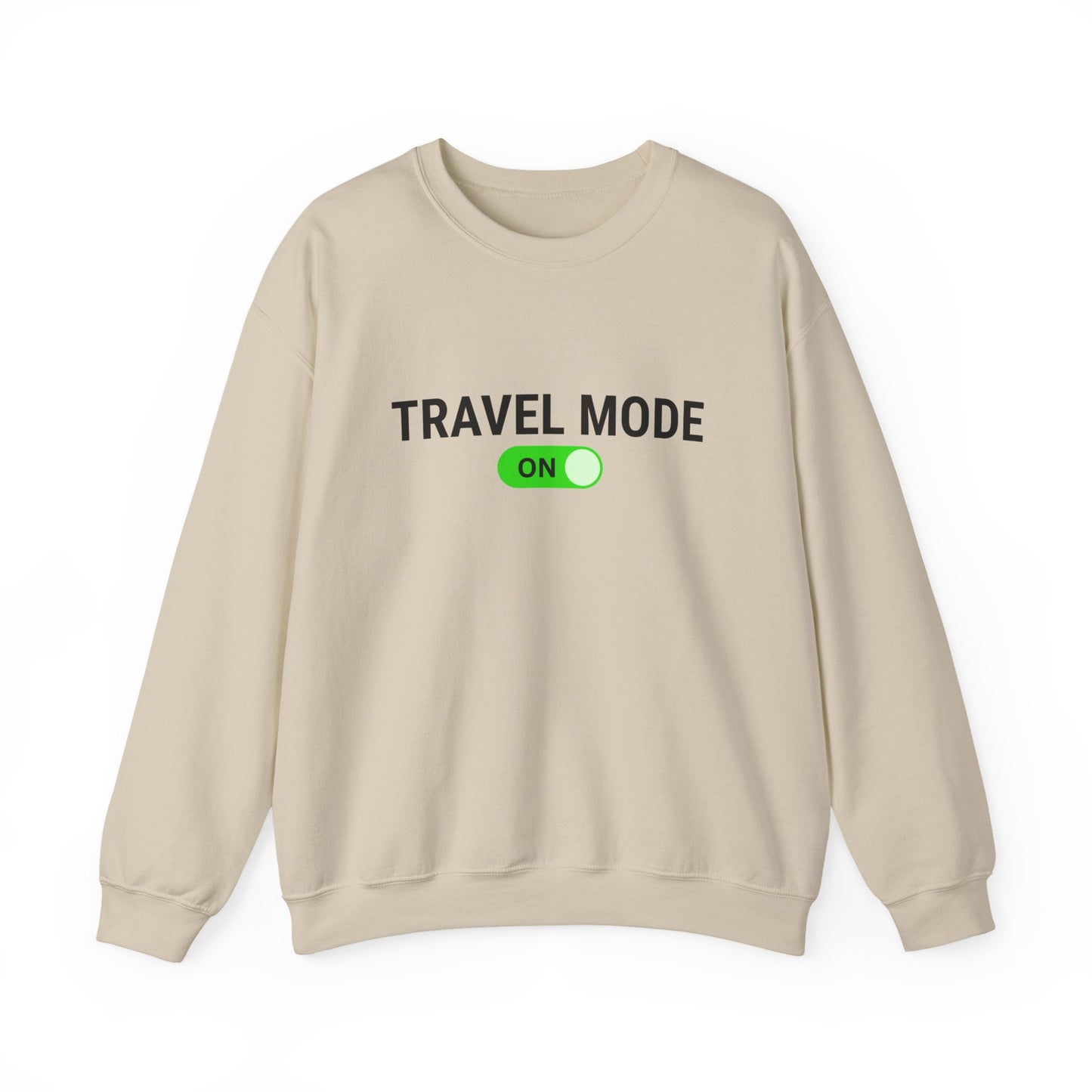 Unisex Travel Mode On Crewneck Sweatshirt