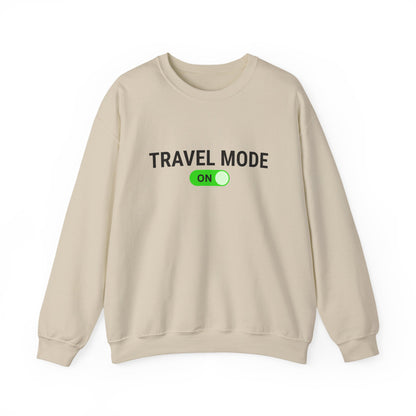 Unisex Travel Mode On Crewneck Sweatshirt