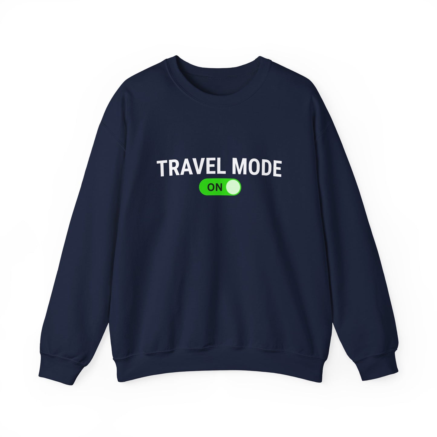 Unisex Travel Mode On Crewneck Sweatshirt