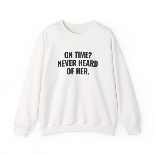 Unisex On Time Crewneck Sweatshirt