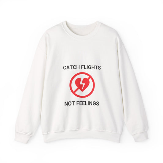 Unisex Catch Flights Heartbreaker Crewneck Sweatshirt
