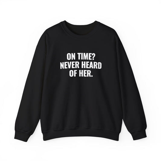 Unisex On Time Crewneck Sweatshirt