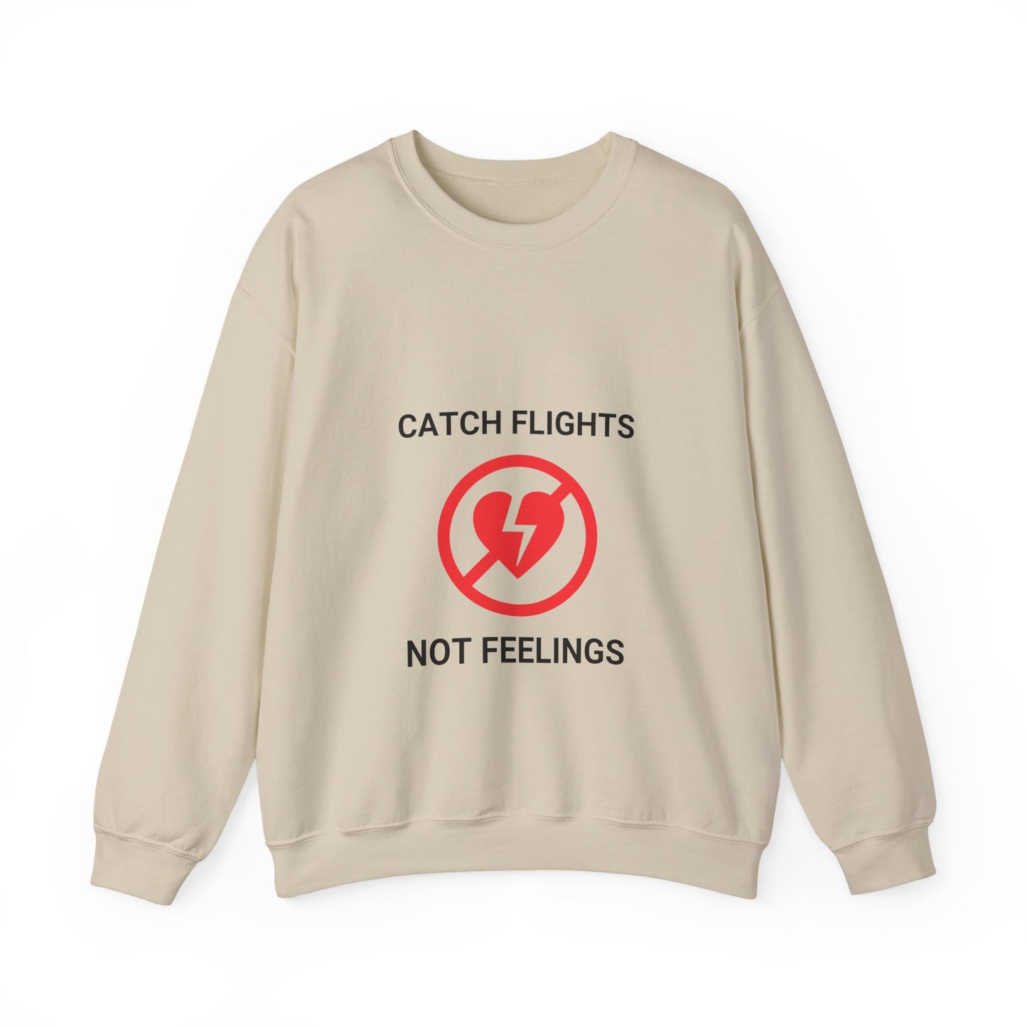Unisex Catch Flights Heartbreaker Crewneck Sweatshirt