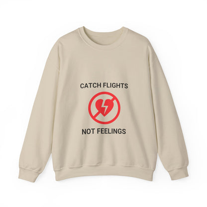 Unisex Catch Flights Heartbreaker Crewneck Sweatshirt