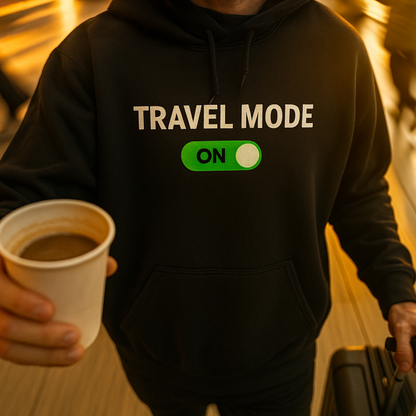 Unisex Travel Mode Hooded Sweatshirt