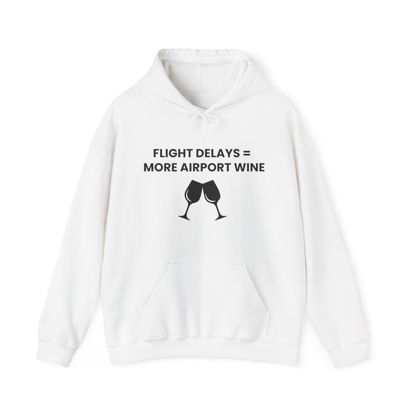 Unisex Flight Delays Hooded Sweatshirt