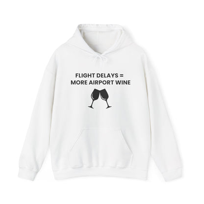 Unisex Flight Delays Hooded Sweatshirt