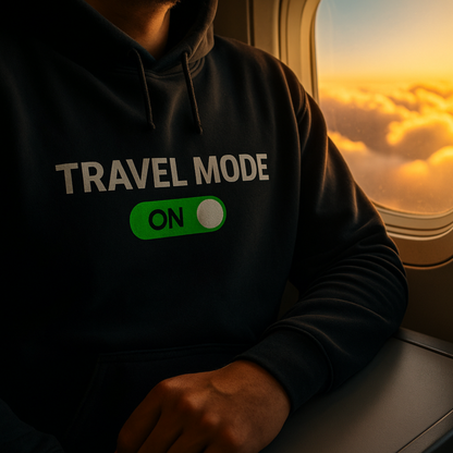 Unisex Travel Mode Hooded Sweatshirt