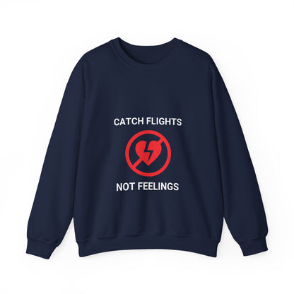 Unisex Catch Flights Heartbreaker Crewneck Sweatshirt