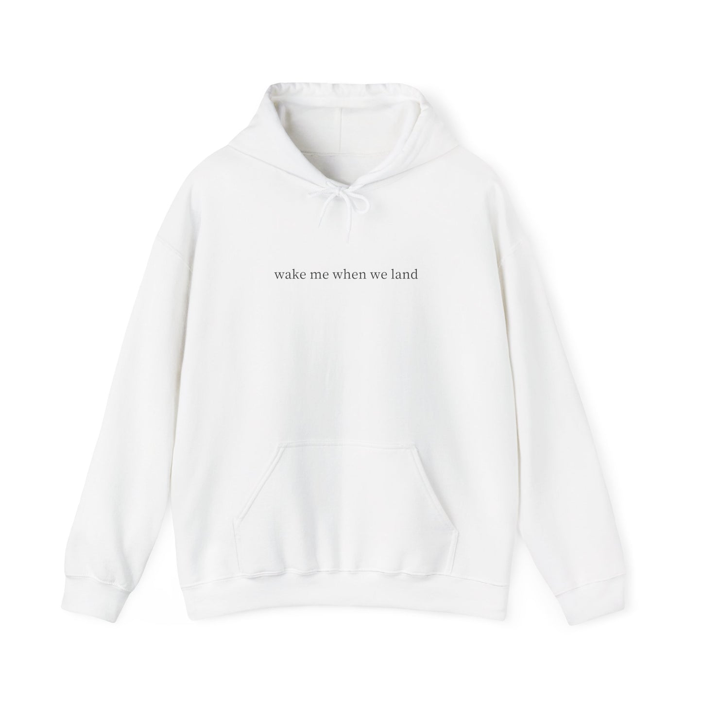 Unisex Wake Me When Hooded Sweatshirt