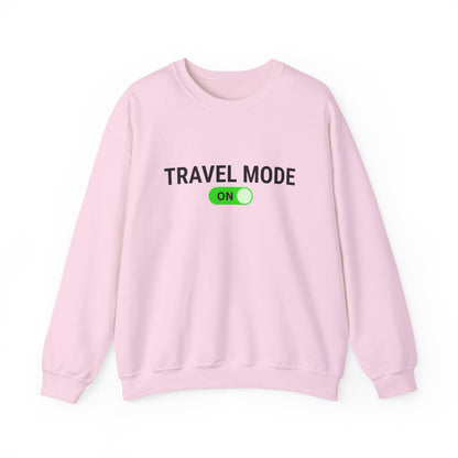 Unisex Travel Mode On Crewneck Sweatshirt
