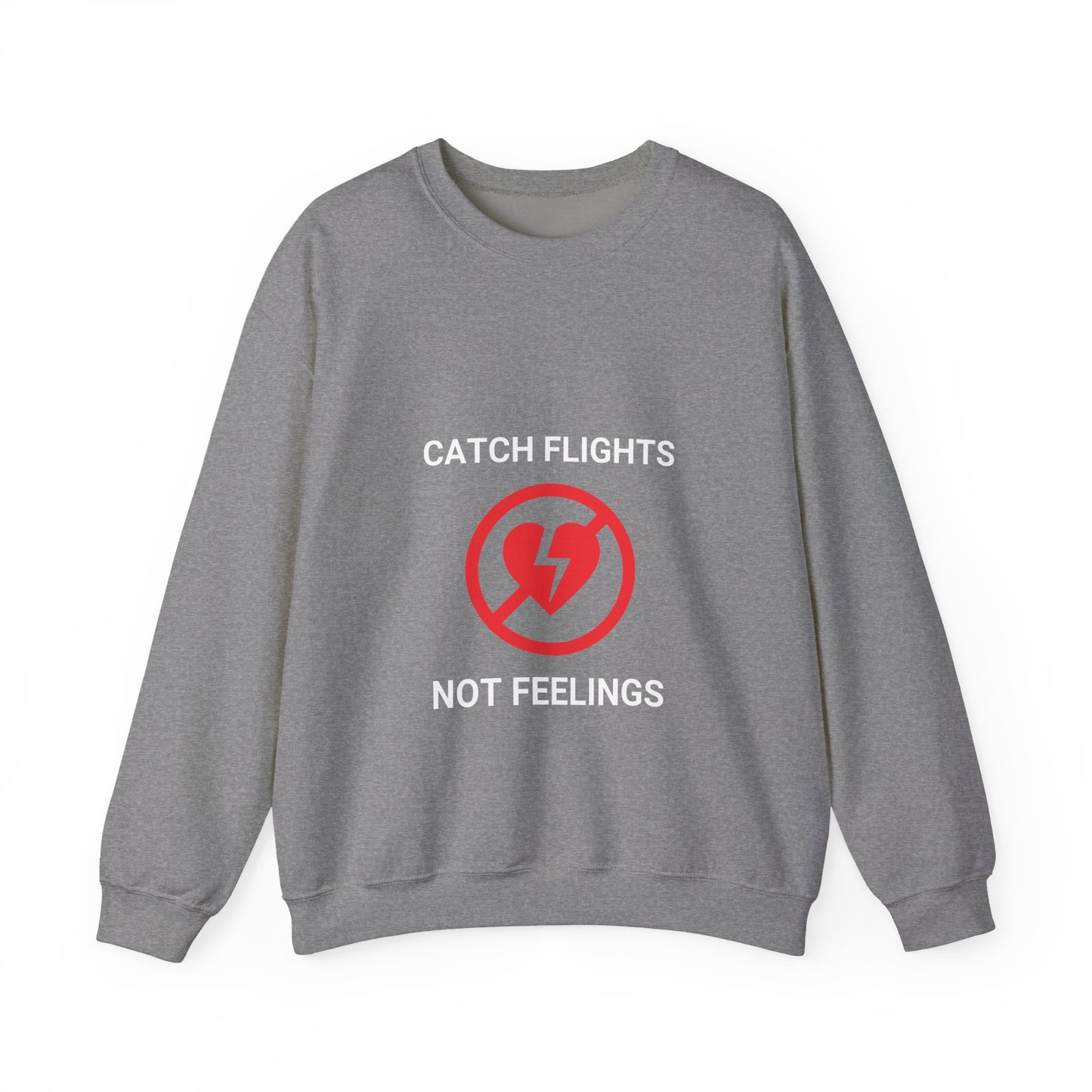 Unisex Catch Flights Heartbreaker Crewneck Sweatshirt