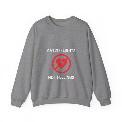 Unisex Catch Flights Heartbreaker Crewneck Sweatshirt
